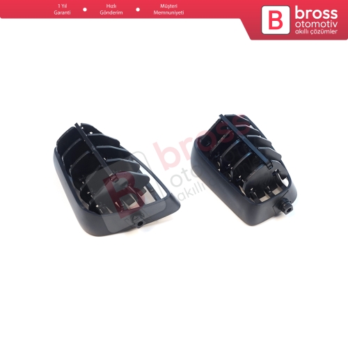 Renault Megane MK3 2008-2016 Fluence L3 2009–2020 687618845R 687604198R için Ön Sağ Sol Yan Kısım Havalandırma Difüzörü Hava Yönlendirme İç Plastiği