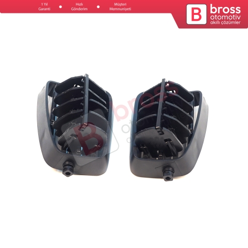 Renault Megane MK3 2008-2016 Fluence L3 2009–2020 687618845R 687604198R için Ön Sağ Sol Yan Kısım Havalandırma Difüzörü Hava Yönlendirme İç Plastiği