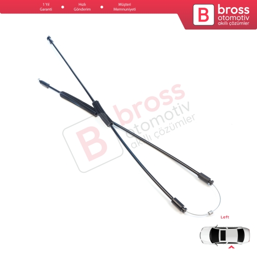 Fiat Doblo MK2 263 Opel Combo 51892698 için Sol Sürgülü Orta Kapı Kilit Dış Açma Teli