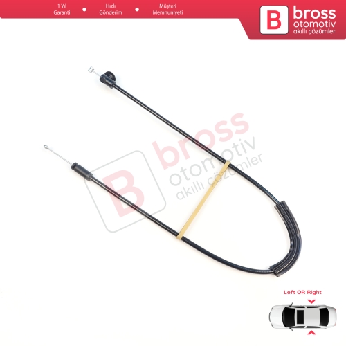 Renault Kangoo MK1 KC Express FC Nissan Kubistar X76 8200182961 için Yan Sürgülü Orta Kapı Kilit Açma Teli