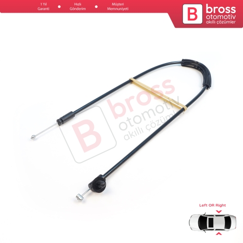 Renault Kangoo MK1 KC Express FC Nissan Kubistar X76 8200182961 için Yan Sürgülü Orta Kapı Kilit Açma Teli