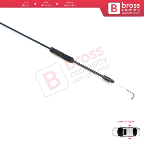 Renault Master MK3 Opel Movano B Nissan NV400 826703236R 8200766635 için Yan Sürgülü Orta Kapı Kilit Açma Teli