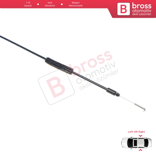 Renault Master MK3 Opel Movano B Nissan NV400 826703236R 8200766635 için Yan Sürgülü Orta Kapı Kilit Açma Teli