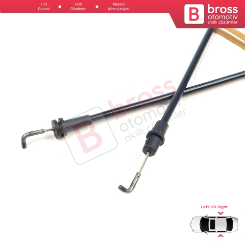 VW Transporter T5 T5.1 T6 Carevelle Multivan 2009-2024 7E0843653 7E0843654 için Yan Sürgülü Orta Kapı Kilit Açma Teli