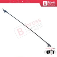 Fiat Fiorino MK3 225 Qubo Citroen Nemo Peugeot Bipper 1365839080 için Yan Sürgülü Orta Kapı Kolu Kilit İç Açma Teli