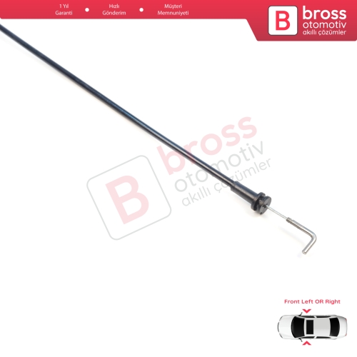 Fiat Ducato MK3 Peugeot Boxer 250 Citroen Jumper Relay MK2 1342155080 1350147080 için Ön Kapı Kolu Kilit İç Açma Teli