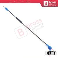 Fiat Fiorino MK3 225 Qubo 2007-2016 Citroen Nemo Peugeot Bipper 2008–2017 1365222080 için Sol Ön Kapı İç Açma Kilit Teli