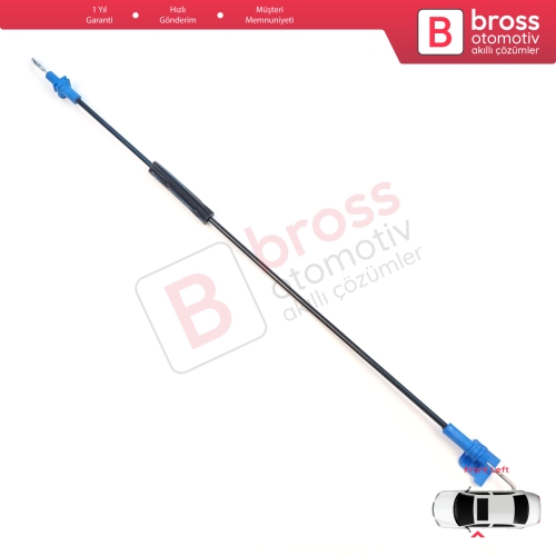 Fiat Fiorino MK3 225 Qubo 2007-2016 Citroen Nemo Peugeot Bipper 2008–2017 1365222080 için Sol Ön Kapı İç Açma Kilit Teli