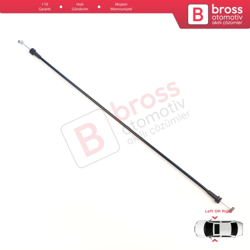 Scania Truck MK1 P G R T Series 2003-On 1498712 için Ön Kabin Kapı Kolu Kilit İç Açma Teli	