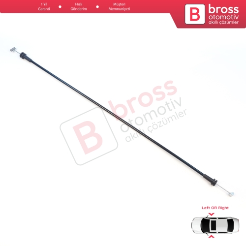 Scania Truck MK1 P G R T Series 2003-On 1498712 için Ön Kabin Kapı Kolu Kilit İç Açma Teli	