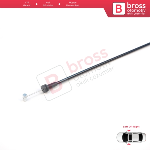 Scania Truck MK1 P G R T Series 2003-On 1498712 için Ön Kabin Kapı Kolu Kilit İç Açma Teli	