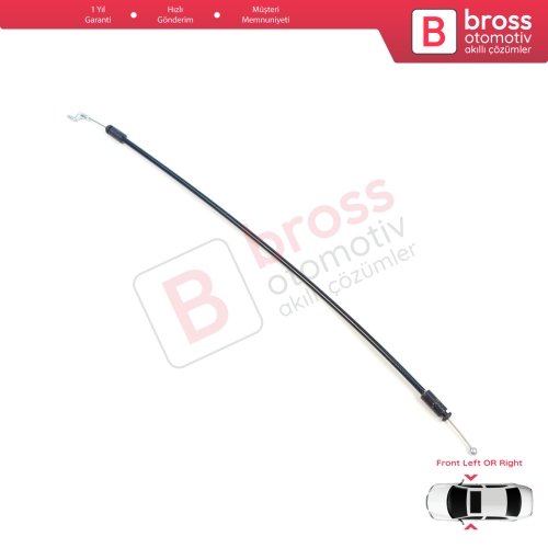 Renault Master MK3 Nissan NV400 X62 Opel Movano B 805030009R 805020009R için Ön Kapı Dış Açma Kilit Teli