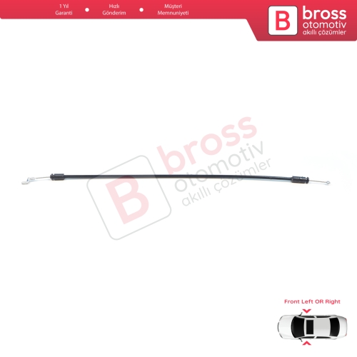 Renault Master MK3 Nissan NV400 X62 Opel Movano B 805030009R 805020009R için Ön Kapı Dış Açma Kilit Teli