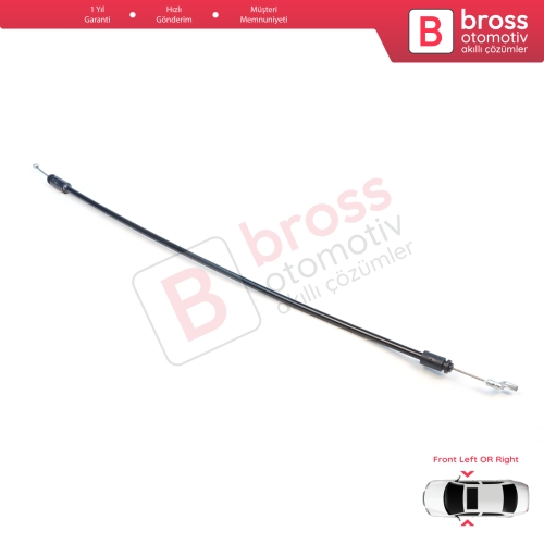 Renault Master MK3 Nissan NV400 X62 Opel Movano B 805030009R 805020009R için Ön Kapı Dış Açma Kilit Teli