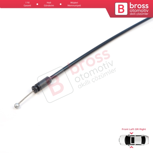 Renault Master MK3 Nissan NV400 X62 Opel Movano B 805030009R 805020009R için Ön Kapı Dış Açma Kilit Teli