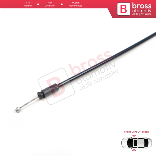 Renault Master MK3 Nissan NV400 X62 Opel Movano B 805030009R 805020009R için Ön Kapı Dış Açma Kilit Teli