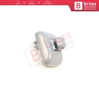 Audi A1 A3 A4 B7 B8 B9 A5 A6 C6 Q2 Q3 Q5 TT Seat Exeo İçin 1 Adet Sunvisor Güneşlik Tutucu Ayak Kanca Klipsi Gri Renk