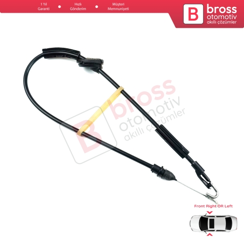VW Passat B5 B5.5 1996-2005 Skoda Superb B5 3U 2001-2008 3U0837085 İçin Ön Kapı İç Açma Teli