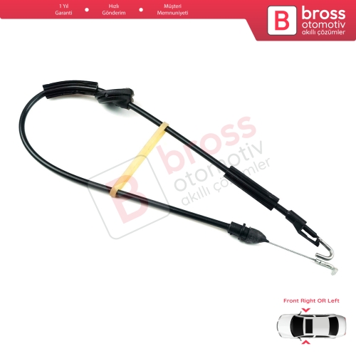 VW Passat B5 B5.5 1996-2005 Skoda Superb B5 3U 2001-2008 3U0837085 İçin Ön Kapı İç Açma Teli