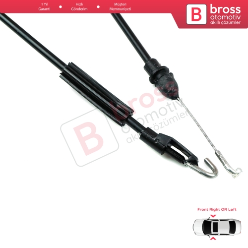 VW Passat B5 B5.5 1996-2005 Skoda Superb B5 3U 2001-2008 3U0837085 İçin Ön Kapı İç Açma Teli