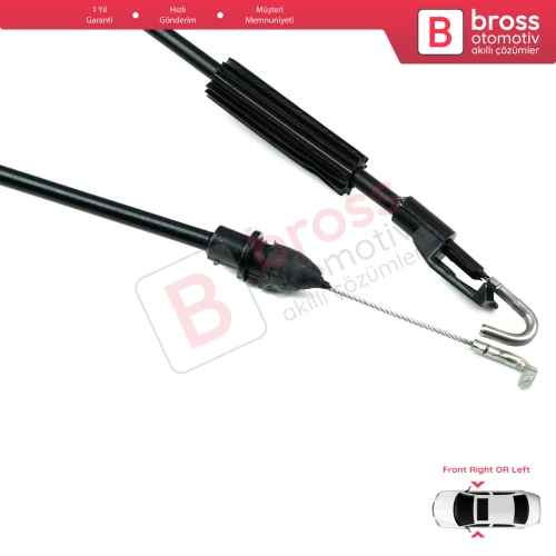 VW Passat B5 B5.5 1996-2005 Skoda Superb B5 3U 2001-2008 3U0837085 İçin Ön Kapı İç Açma Teli