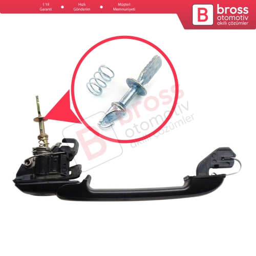 VW Golf MK3 1H 1E İçin Ön Kapı Kilidi Tamir Takımı 56.5 mm 1H0837223B