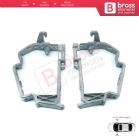 Mercedes W210 S210 W202 S202 W140 için Yan Dikiz Ayna Katlanır Destek Onarım Metal Çerçeve Braketi Sağ Sol
