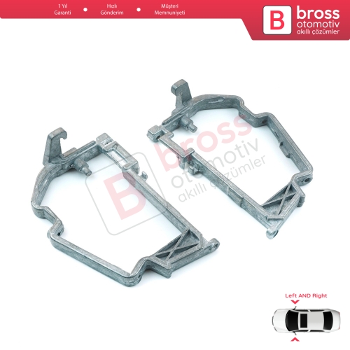 Mercedes W210 S210 W202 S202 W140 için Yan Dikiz Ayna Katlanır Destek Onarım Metal Çerçeve Braketi Sağ Sol