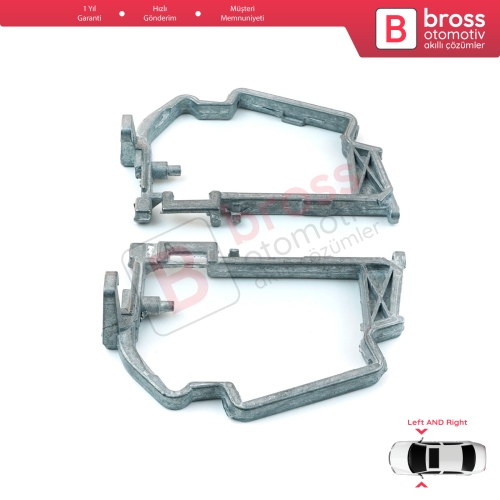Mercedes W210 S210 W202 S202 W140 için Yan Dikiz Ayna Katlanır Destek Onarım Metal Çerçeve Braketi Sağ Sol