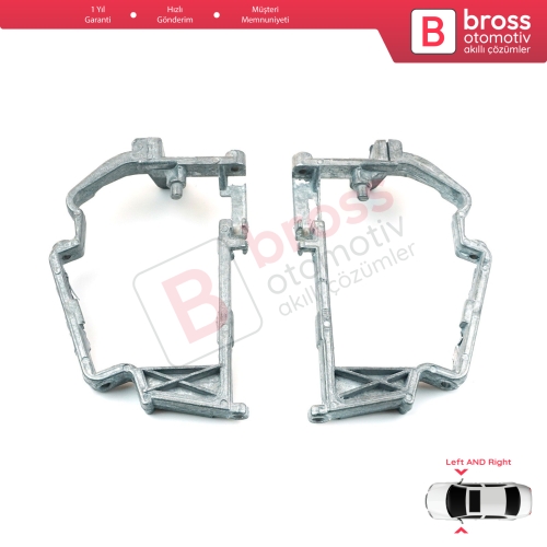 Mercedes W210 S210 W202 S202 W140 için Yan Dikiz Ayna Katlanır Destek Onarım Metal Çerçeve Braketi Sağ Sol