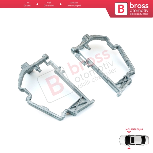 Mercedes W210 S210 W202 S202 W140 için Yan Dikiz Ayna Katlanır Destek Onarım Metal Çerçeve Braketi Sağ Sol