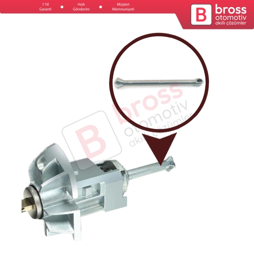 BMW 7 E65 E66 İçin Ön Kapı Kilidi Tamir Parçası 77.80 mm 51217191891