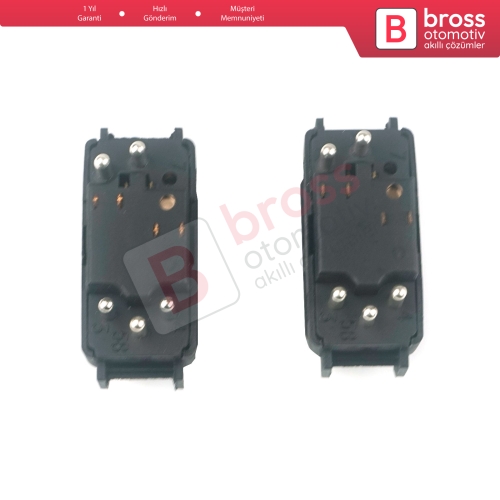 Mercedes E W124 W126 W201 W463 İçin Sağ Sol Kapı Cam Açma Düğme Seti 1248204610 1248204510