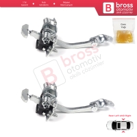 Renault Clio MK1 2 3 Symbol Thalia MK1 7700842859 İçin 2 EA Arka Sağ ve Sol Kapı Gergi Yayı 