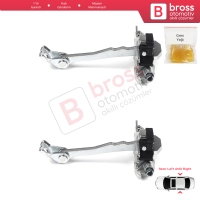 Renault Fluence Megane MK3 4/5 Kapı 824306303R İçin 2 EA Arka Sağ ve Sol Kapı Gergi Yayı