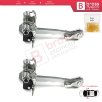 Renault Laguna MK2 2001-2007 Twingo 2 2007-2014 Wind 8200000722 İçin 2 EA Ön Sağ ve Sol Kapı Gergi Yayı