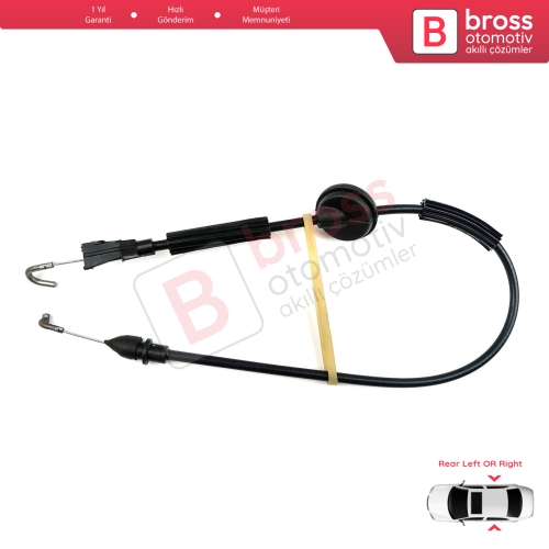 VW Passat B5 3B2 3B5 B5.5 GP 3BG 3B3 3B6 1996-2005 3B0839085F İçin Arka Kapı İç Açma Teli 