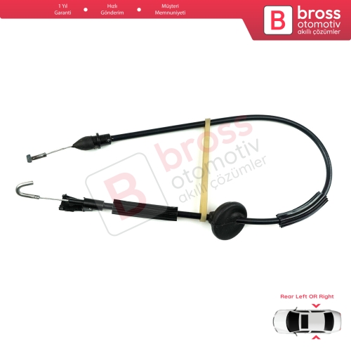 VW Passat B5 3B2 3B5 B5.5 GP 3BG 3B3 3B6 1996-2005 3B0839085F İçin Arka Kapı İç Açma Teli 