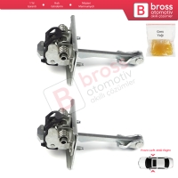 Peugeot 308 MK1 4/5 Kapı 2007-2013 9181N2 İçin 2 EA Ön Sağ ve Sol Kapı Gergi Yayı 