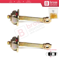 VW Transporter T4 Caravelle EuroVan 1990-2004 701837249A İçin 2 EA Ön Sağ ve Sol Kapı Gergi Yayı 