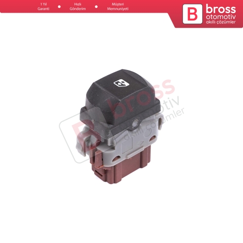 Renault Authentique model İçin 6 Pin Yolcu Cam Düğmesi 8200414961