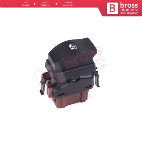 Master Trafic Movano İçin 6 Pin Ön Yolcu Cam Düğmesi 8200057321