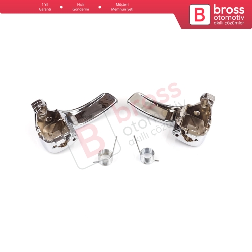 Nissan Qashqai J10 JJ10 İçin Krom Kaplama İç Kapı Kolu 80670JD00E