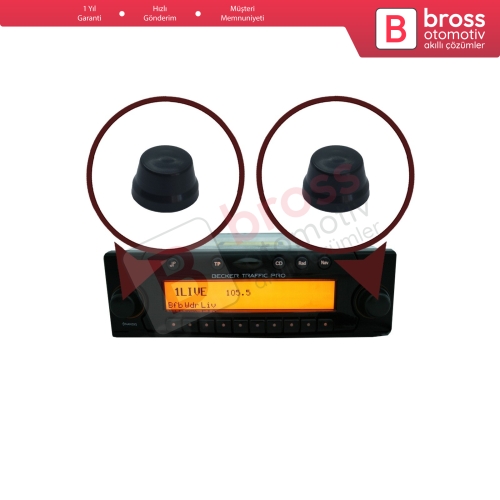 Becker Traffic Pro CD Radio İçin Radyo Düğmesi BE4720 BE4721