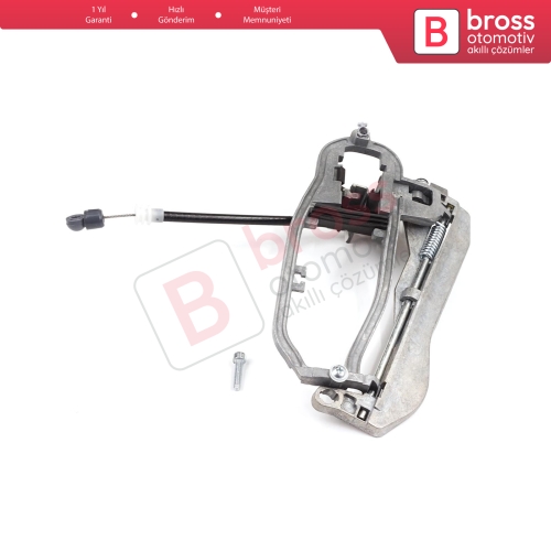 BMW X5 E53 2000-2006 İçin Arka Sağ Kapı Dış Açma Kolu Taşıyıcı Mekanizma Braketi 51228243636
