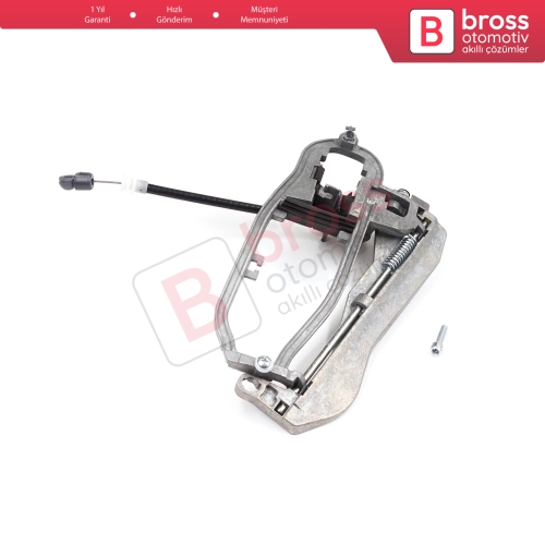 BMW X5 E53 2000-2006 İçin Arka Sağ Kapı Dış Açma Kolu Taşıyıcı Mekanizma Braketi 51228243636