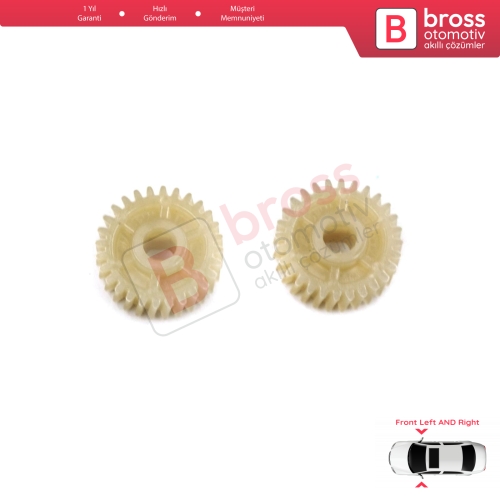 Toyota Honda İçin 2 Adet Yan Dikiz Aynası Katlanır Motor Dişlisi 28 Diş