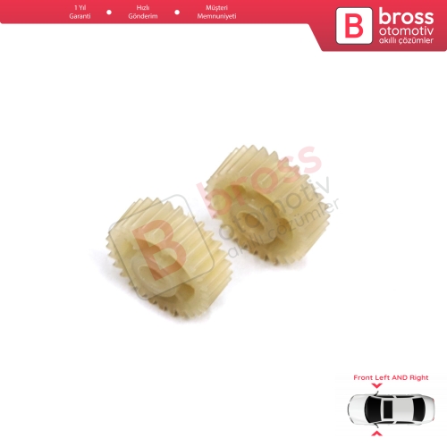 Toyota Honda İçin 2 Adet Yan Dikiz Aynası Katlanır Motor Dişlisi 28 Diş