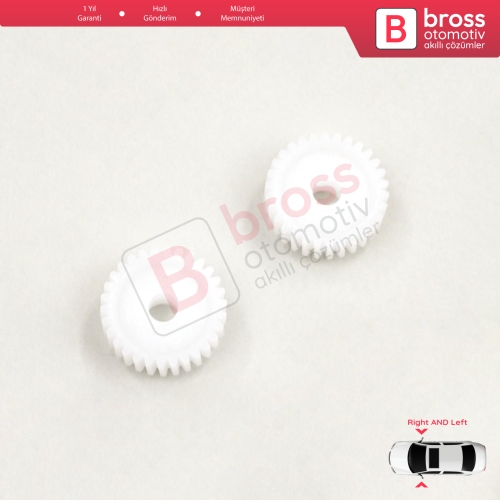 Hyundai i30 i20 i10 İçin 2 Adet Yan Ayna Tamir Dişlisi 30 Diş
