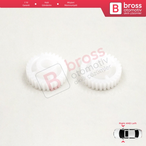Hyundai i30 i20 i10 İçin 2 Adet Yan Ayna Tamir Dişlisi 30 Diş